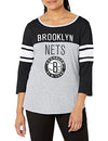 Picture of Ultra Game NBA Brooklyn Nets Womens Sleepwear Super Soft Hacci Pajama Loungewear Pants, Heather Gray, Medium