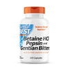 Picture of Doctor's Best Betaine HCI Pepsin and Gentian Bitters, Digestive Enzymes for Protein Breakdown and Absorption, Non-GMO, Gluten Free, 120 Caps, Original Version (DRB-00163)