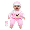 Picture of JC Toys ‘Lots to Cuddle Babies’ 20-Inch Pink Soft Body Baby Doll and Accessories Designed by Berenguer, Pink - caucasian