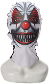 Picture of Forum Novelties Men's Scary Clown Hooded Mesh Mask, Multi, One Size