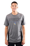 Picture of Ultra Game NBA Golden State Warriors Mens Active Tee Shirt, Charcoal Heather, Small