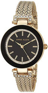 Picture of Anne Klein Women's Premium Crystal-Accented Watch with Gold-Tone Mesh Bracelet