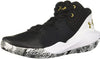 Picture of Under Armour Unisex Jet '21 Basketball Shoe, (006) Black/White/Metallic Gold, 11 US Men