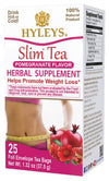 Picture of Hyleys Slim Tea Pomegranate Flavor - Weight Loss Herbal Supplement Cleanse and Detox - 25 Tea Bags (1 Pack)