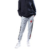 Picture of Ultra Game NBA Chicago Bulls Womens Active Basic Fleece Jogger Sweatpants, Space Dye Gray, Large