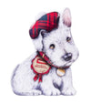 Picture of Walker's Shortbread Wee Scottie Dog Shaped Cookie Gift Tin, Pure Butter Shortbread Cookies, 7 Oz Tin