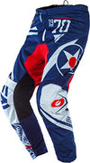 Picture of O'Neal E010-4136 Element Adult Pants, Warhawk, Blue/Red, 36