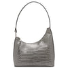Picture of Calvin Klein Holly Top Zip Shoulder Bag, Steel Grey Croco,One Size