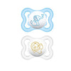 Picture of MAM Mini Air Pacifiers, MAM Sensitive Skin Pacifier 0-6 Months, Best Pacifier for Breastfed Babies, Baby Boy Pacifiers, 0-6 (Pack of 2)