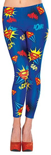 Picture of Rubie's womens Dc Comics Supergirl Leggings Adult Sized Costumes, As Shown, One Size US