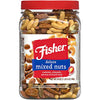 Picture of Fisher Snack Deluxe Mixed Nuts, 24 Ounces, Cashews, Almonds, Pecans, Brazil Nuts