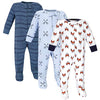 Picture of Yoga Sprout Zipper Sleep N Play, Fox, 3 Pack, 0-3 Months