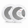 Picture of Pyle 6.5 Inch Dual Marine Speakers - 2 Way Waterproof and Weather Resistant Outdoor Audio Stereo Sound System with 150 Watt Power, Polypropylene Cone and Cloth Surround - 1 Pair - PLMR60W (White)