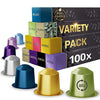 Picture of Mixed Variety Pack for Nespresso | 100 Test Winning Aluminum Capsules | 9 Distinctive Italian Flavors | 100% Nespresso Compatible Pods