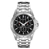 Picture of Bulova Men's Classic Dress 6-Hand Multi-Function Day/Date Quartz Watch, Black Patterned Dial, 43mm