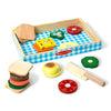 Picture of Melissa and Doug Wooden Sandwich-Making Pretend Play Food Set