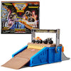 Picture of Monster Jam Mini Freestyle Flip Arena Playset and Storage with 2 Mini Monster Jam Trucks, Kids Toys for Boys and Girls Ages 3 and up