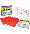 Picture of Carson Dellosa Basic Spanish Bingo Game Learning Board Game with 50 Spanish Words with Photos, 36 Game Boards and Bingo Chips for 3-36 Players, Ages 4 and Up