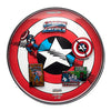 Picture of Marvel Studios: Captain America 80th Classic Metal-based with Enamel 5 Lapel Pin Set. Comes in an Officially Licensed Spinning 16cm Circular Window Box. (Amazon Exclusive)