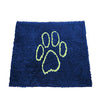 Picture of Dog Gone Smart Dirty Dog Microfiber Paw Doormat - Muddy Mats For Dogs - Super Absorbent Dog Mat Keeps Paws and Floors Clean - Machine Washable Pet Door Rugs with Non-Slip Backing | Large Marine