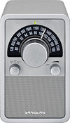 Picture of Sangean WR-15SR AM/FM Table Top Wooden Radio (Silver)