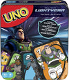 Picture of Mattel Lightyear Toys Card Game, Travel Game with Movie-Themed Deck in Collectible Tin for 2-10 Players