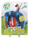 Picture of Get Outside Go! Easy Catch Ball and Glove Set Super Sport Outdoor Active Play Baseball by Toysmith (Packaging May Vary)