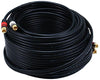 Picture of Monoprice Premium RCA Cable - 75 Feet - Black | 2 RCA Plug to 2 RCA Plug, Male to Male, 22AWG