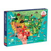 Picture of Mudpuppy 1000 Piece United States Jigsaw Puzzle for Adults and Families, USA Family Puzzle with Vibrant Illustrations of The Attributes of The 50 States, One Size (9780735353244)