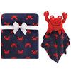 Picture of Hudson Baby Unisex Baby Plush Blanket with Security Blanket, Crab, One Size