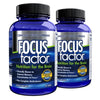 Picture of Focus Factor Nutrition for The Brain, Improved Memory and Concentration Brain Supplement, Complete Multivitamin with Vitamins B6, B12, D, Bacopa Monnieri and Tyrosine, 60 Count (2 Pack)