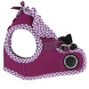 Picture of Puppia Vivien Vest Dog Harness Step-in All Season Mesh Cute No Pull No Choke Walking Training for Small Dog, Purple, X-Small