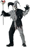 Picture of Adult Dark Jester Costume Large Black