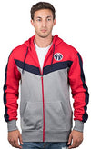 Picture of Ultra Game NBA Washington Wizards Mens Soft Fleece Full Zip Jacket Hoodie, Team Color, Small