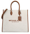 Picture of Michael Kors Mirella Large Signature MK Tote Bag (Vanilla MK)