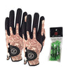 Picture of Zero Friction Men's Synthetic Left Hand Golf Glove (2 Pack), Universal Fit Desert Camo, One Size