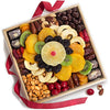 Picture of Festive Holiday Dried Fruit, Nuts and Chocolates Gift Tray