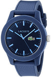 Picture of Lacoste Men's 2010765 Lacoste.12.12 Blue Resin Watch with Textured Silicone Band