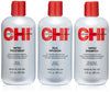 Picture of CHI Trio Kit with CHI Infra Shampoo, CHI Infra Treatment and CHI Silk Infusion