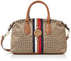 Picture of Tommy Hilfiger Jaden Satchel Crossbody Bag, TAN/DK Chocolate