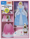 Picture of Melissa and Doug Disney Cinderella Magnetic Dress-Up Wooden Pretend Play Set (30+ pcs) - Toys, Princess Dress Up Doll For Preschoolers And Kids Ages 3+