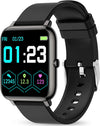 Picture of Smart Watch, KALINCO Fitness Tracker with Heart Rate Monitor, Blood Pressure, Blood Oxygen Tracking, 1.4 Inch Touch Screen Smartwatch Fitness Watch for Women Men Compatible with Android iPhone iOS