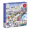 Picture of Galison 500 Piece Michael Storrings Bow Bridge in Central Park Jigsaw Puzzle for Adults and Families, New York City Puzzle with Central Park Scenery