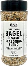 Picture of Everything Bagel Seasoning Blend Original XL 10 Ounce Jar. Delicious Blend of Sea Salt and Spices Dried Minced Garlic & Onion Flakes. Bagel Allspice, Sesame Seasoning Spice Shaker