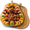 Picture of Dried Fruit and Nuts on Pear Shaped Serving Tray