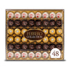 Picture of Ferrero Collection Premium Gourmet Assorted Hazelnut Milk Chocolate, Dark Chocolate and Coconut, Great Holiday Gift Box, 18.2 oz, 48 Count