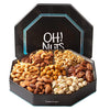 Picture of Oh! Nuts 7 Section Assorted Nuts Gift Tin Box | Gourmet 7 Variety Fresh Roasted Nuts - Healthy Snacks for Birthday, Anniversary, Corporate, Family Party, Movie Night - for Men and Women