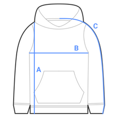 Overland Clothing How To Measure Hoodie Size Guide