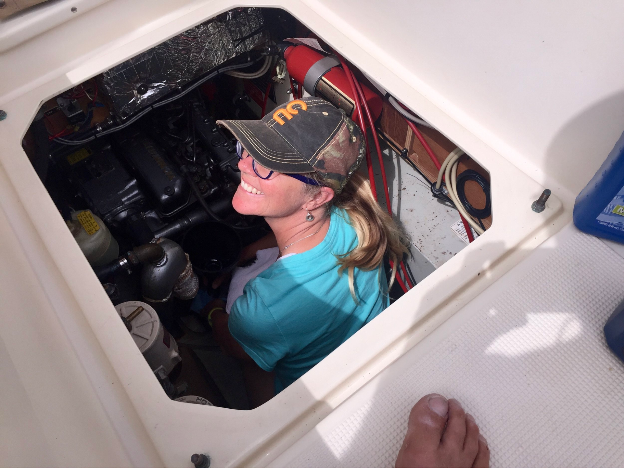 Engine room yoga