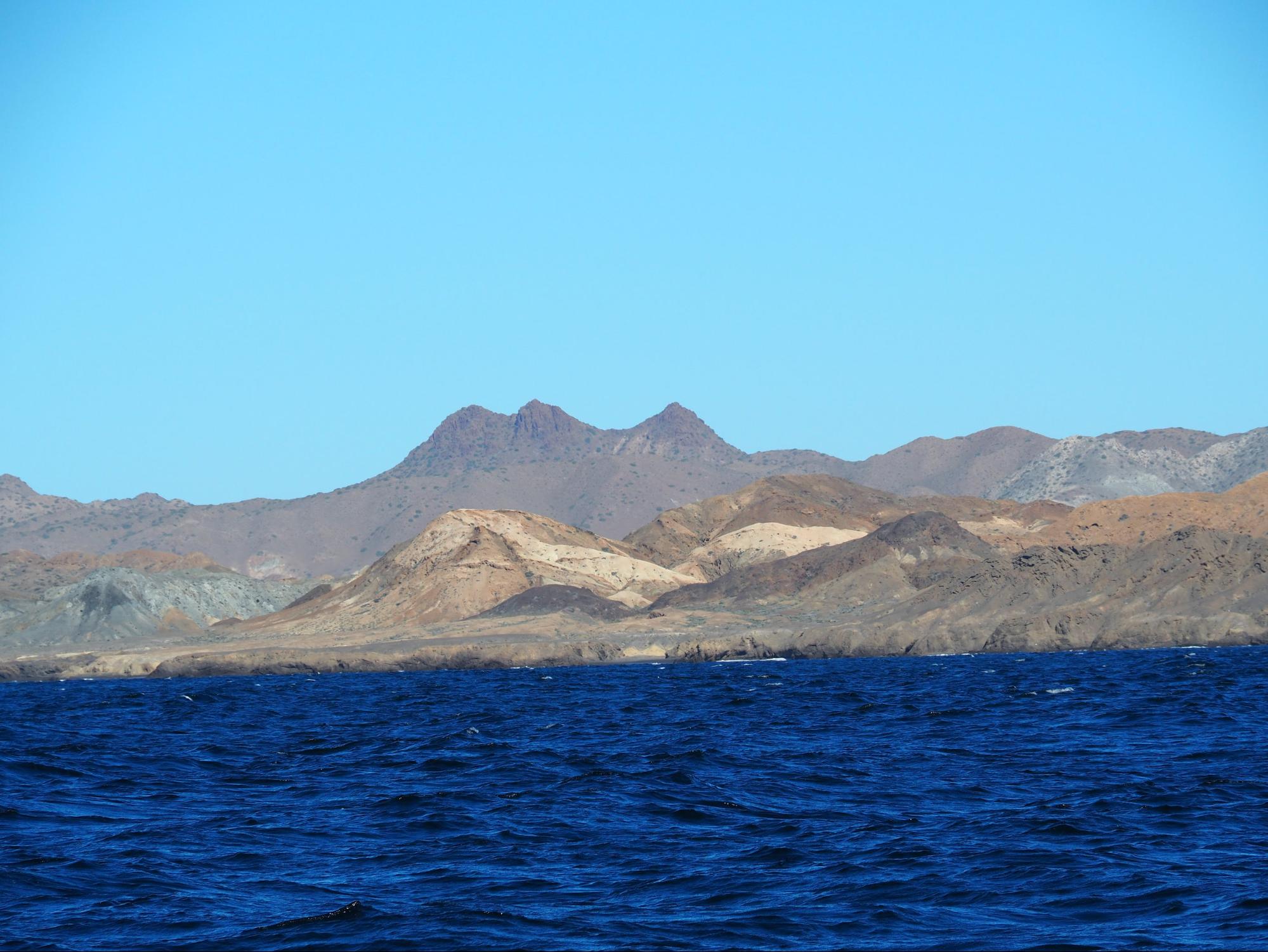 Desolate Baja coast